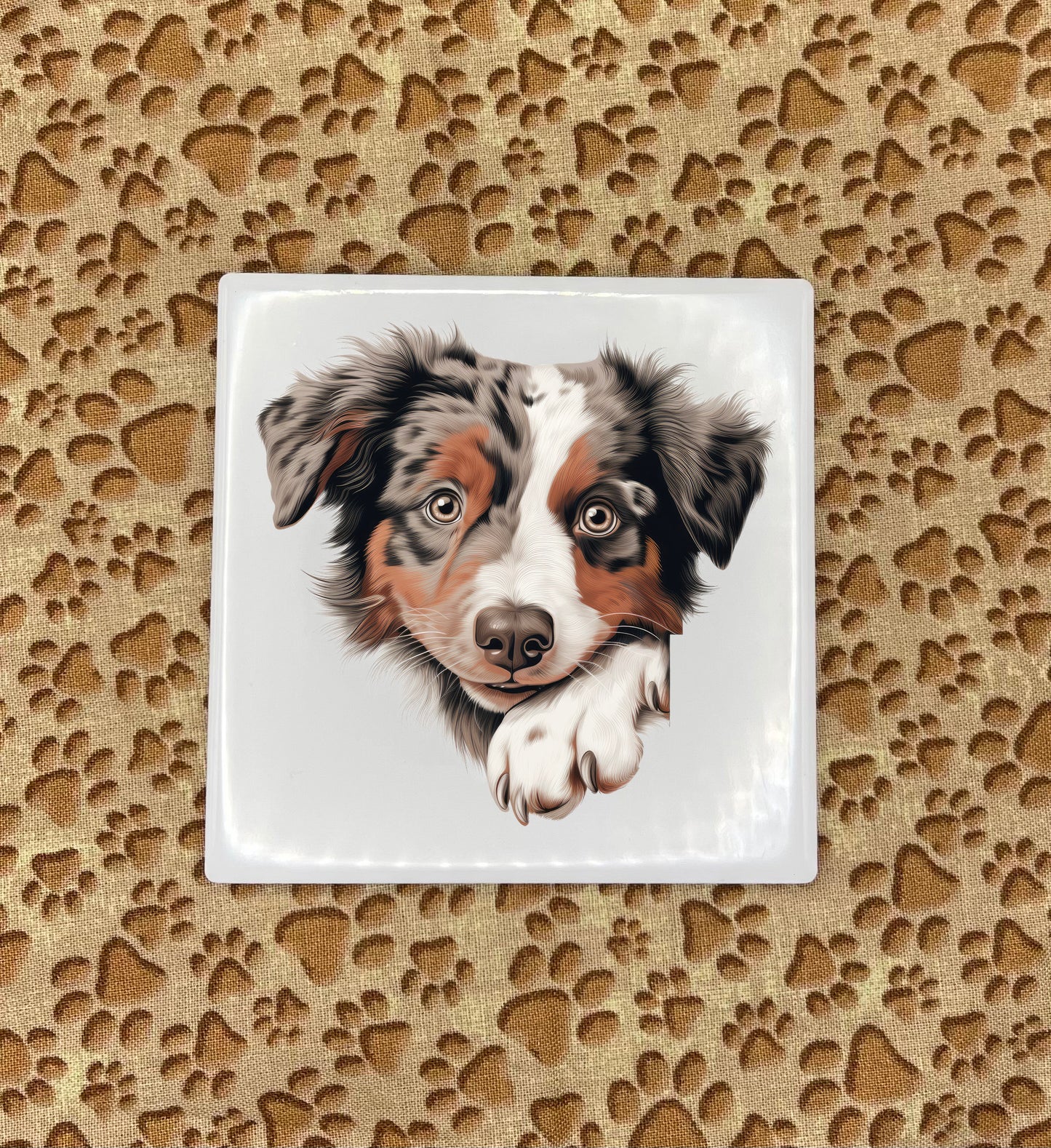 Printed Dog Car Coasters - Medium / Large Breed