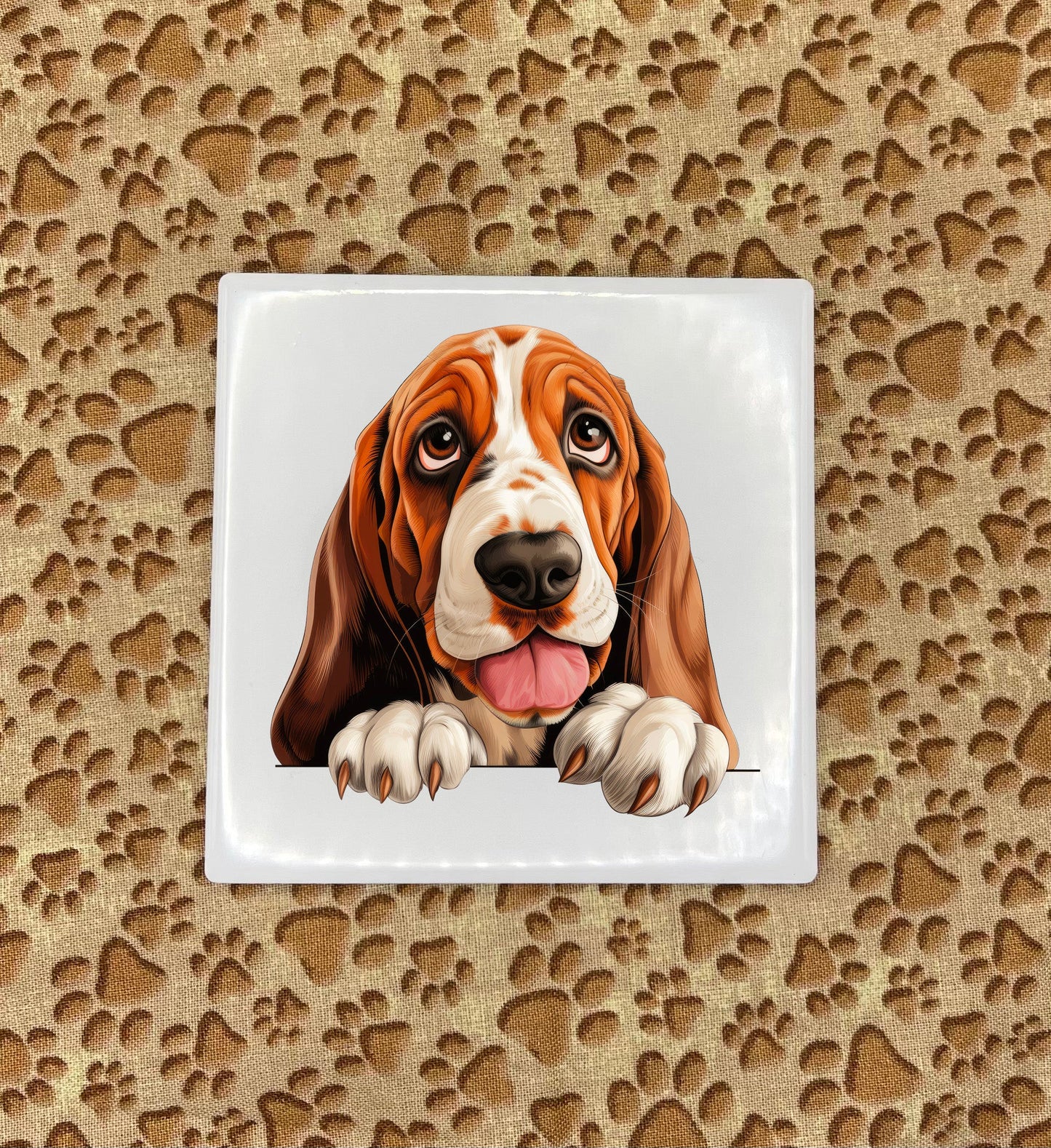Personalized Dog Coasters - Medium / Large Breed