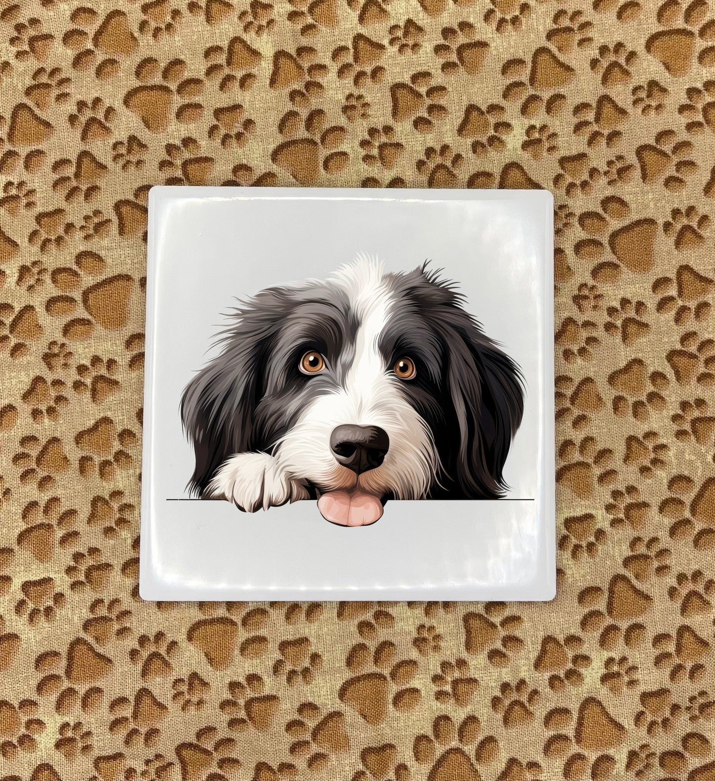 Personalized Dog Coasters - Medium / Large Breed
