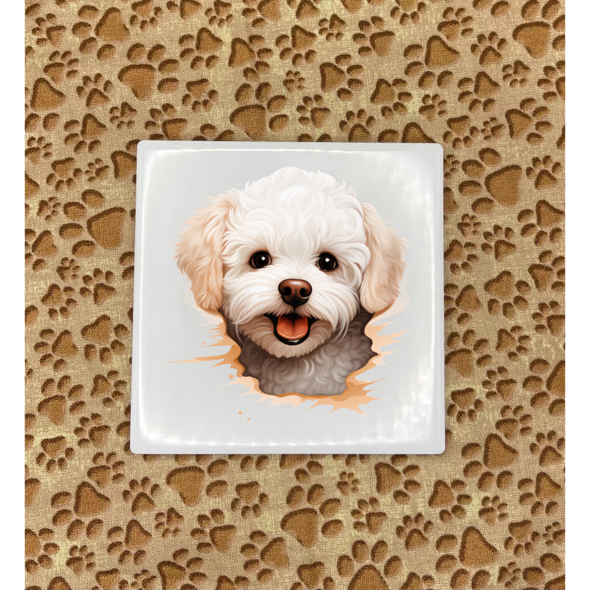 Printed Dog Coasters - Small Breed