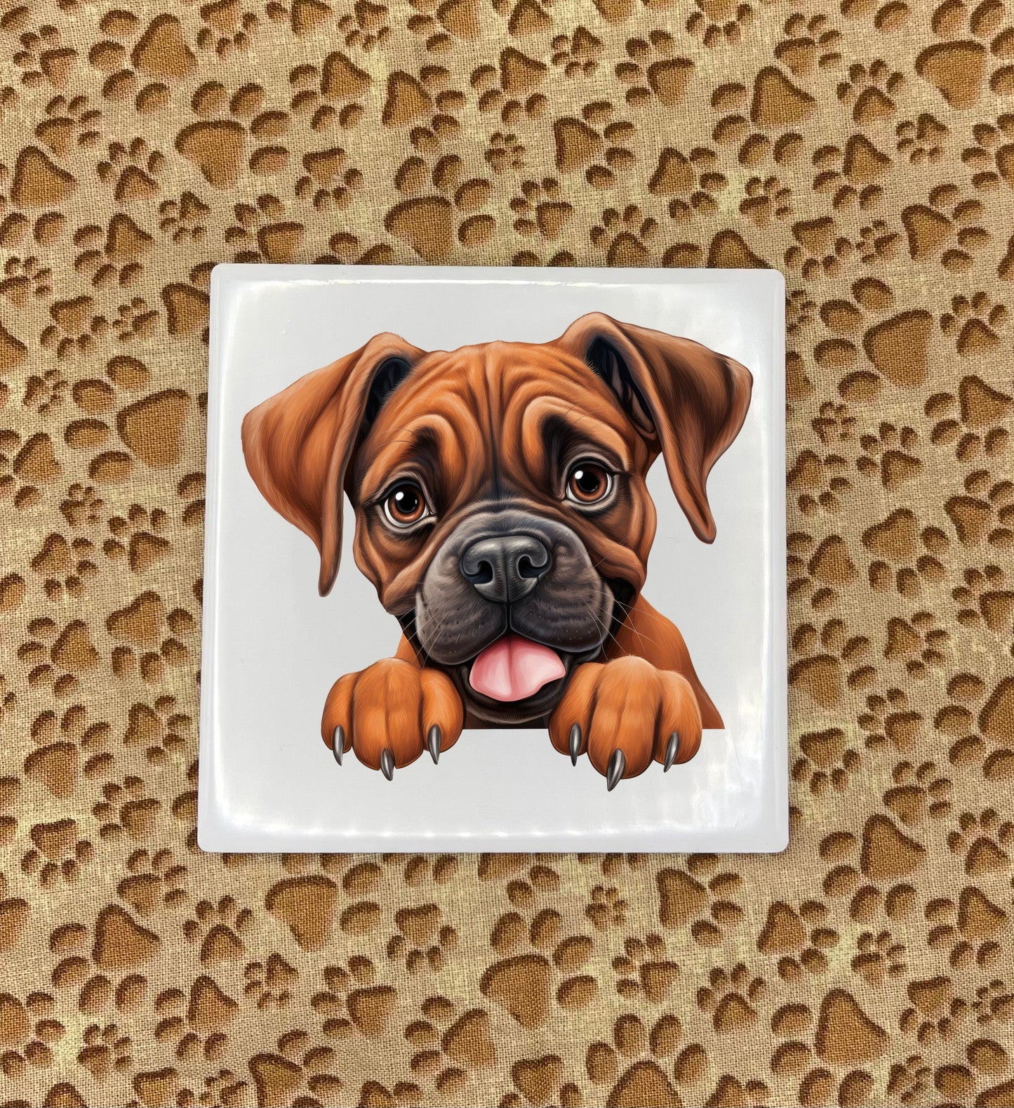 Personalized Dog Coasters - Medium / Large Breed