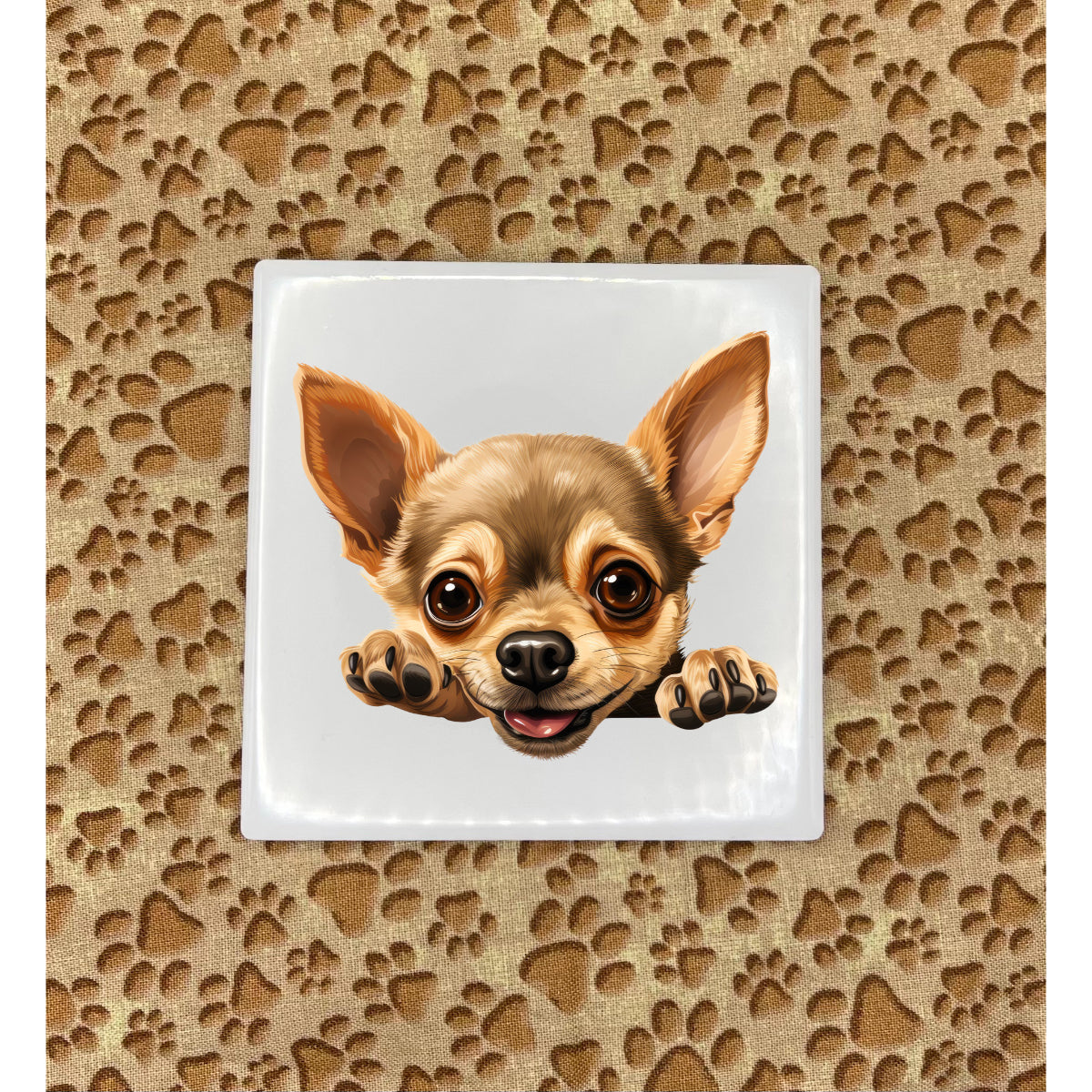 Printed Dog Coasters - Small Breed