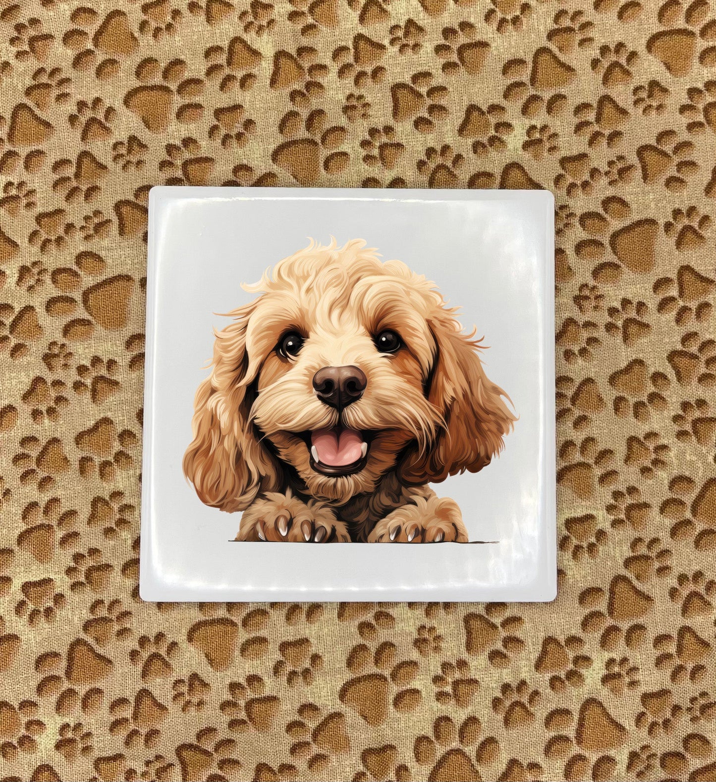 Personalized Dog Coasters - Medium / Large Breed