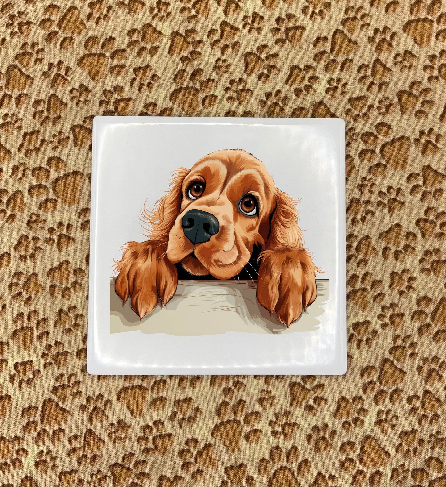 Personalized Dog Coasters - Medium / Large Breed
