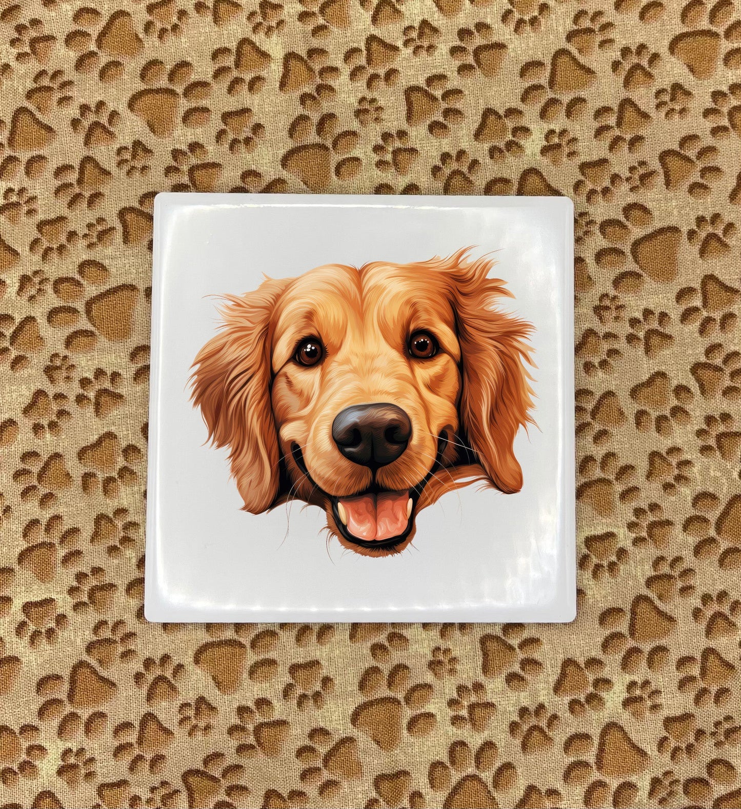 Personalized Dog Coasters - Medium / Large Breed