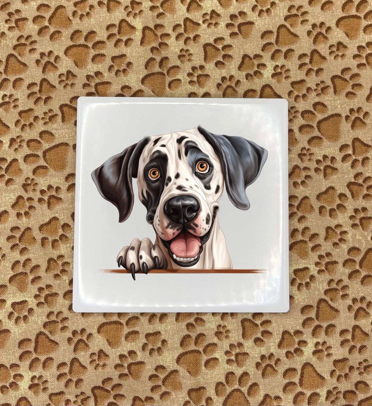 Personalized Dog Coasters - Medium / Large Breed