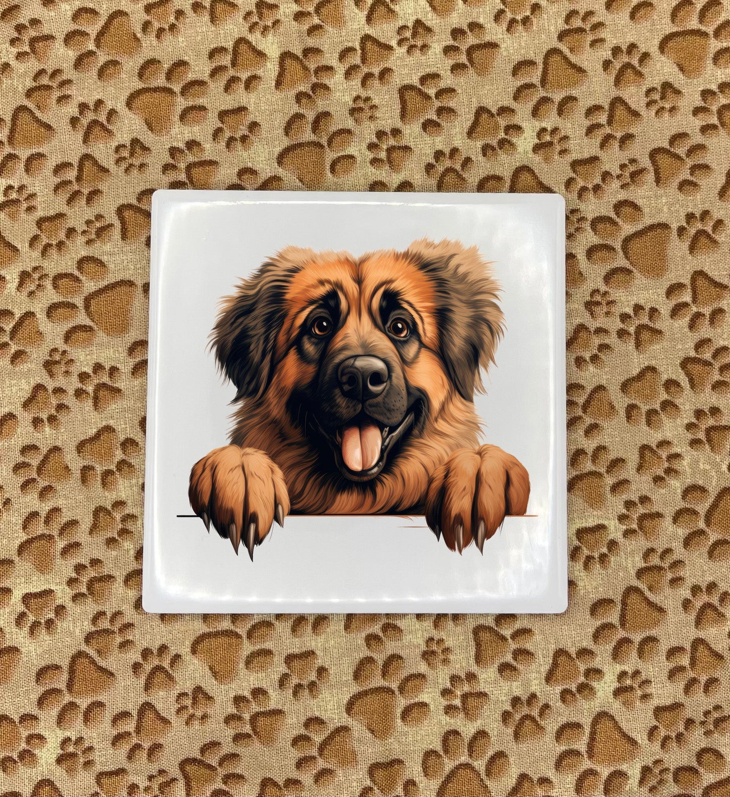 Personalized Dog Coasters - Medium / Large Breed