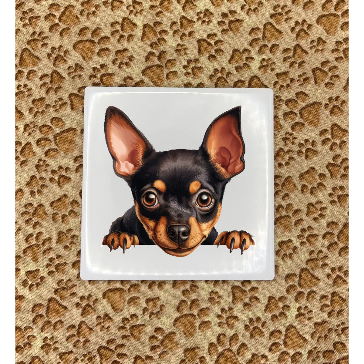 Printed Dog Coasters - Small Breed