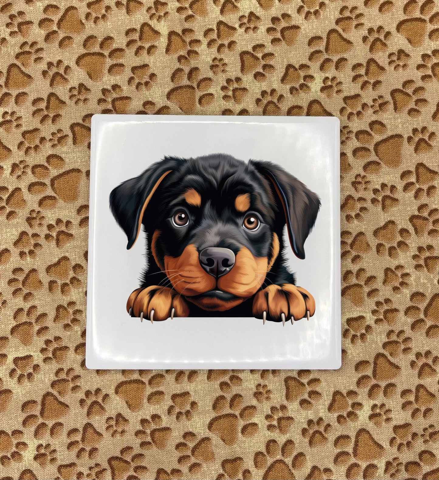 Personalized Dog Coasters - Medium / Large Breed