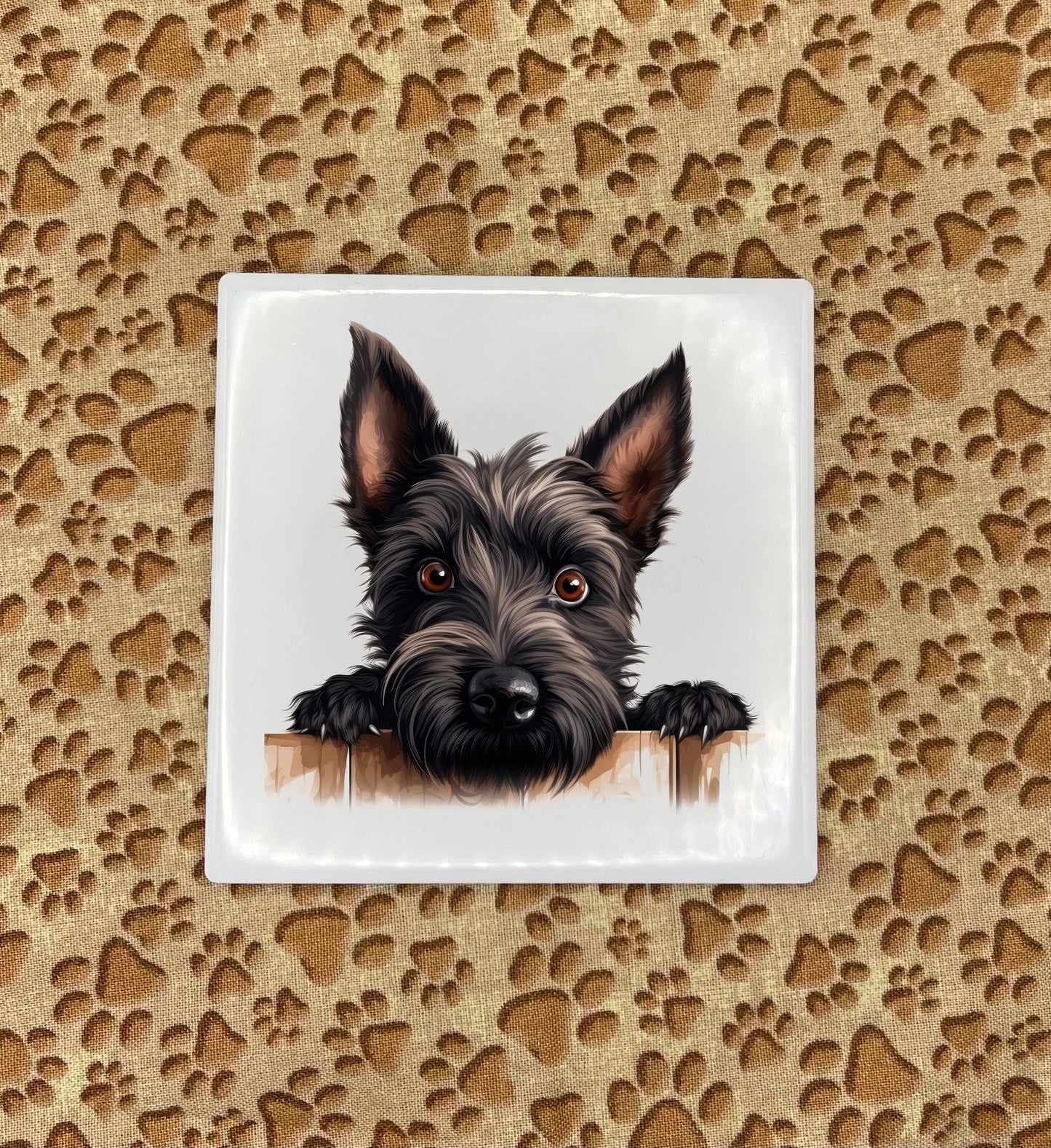 Printed Dog Car Coasters - Medium / Large Breed