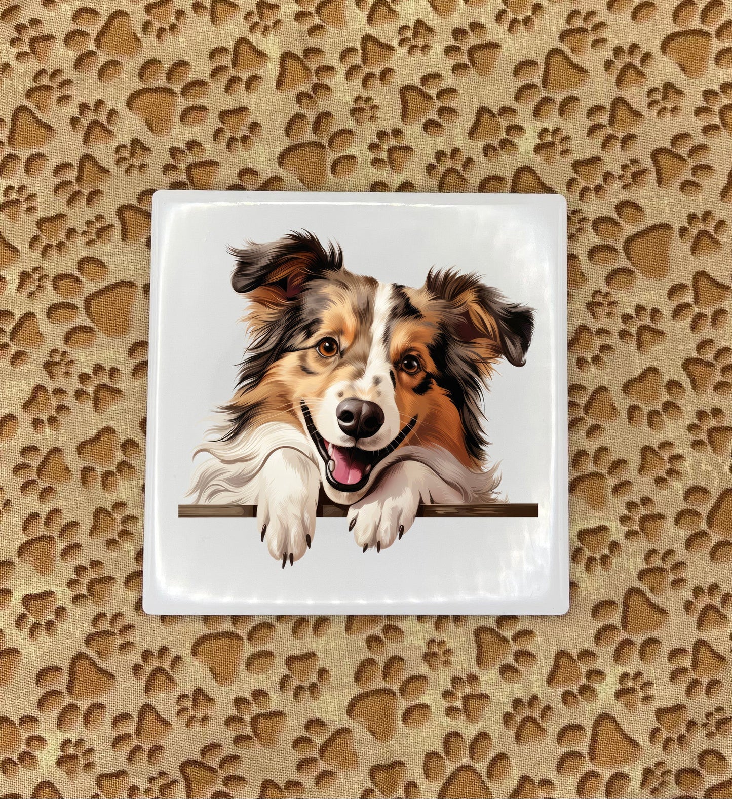 Personalized Dog Coasters - Medium / Large Breed