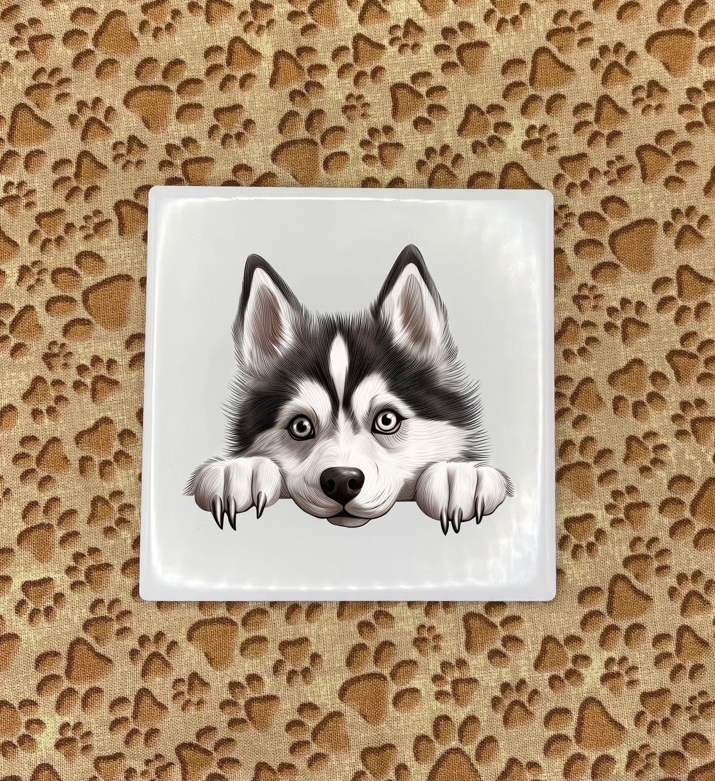 Printed Dog Car Coasters - Medium / Large Breed