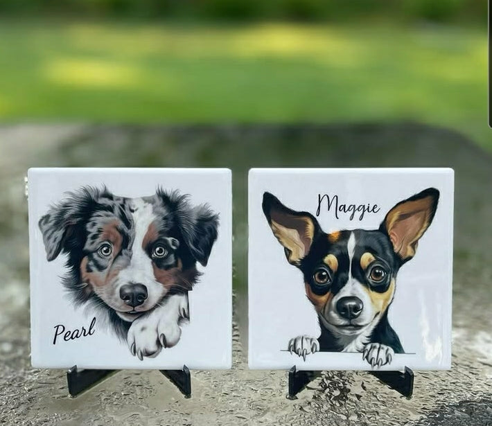 Personalized Dog Coasters - Small Breed