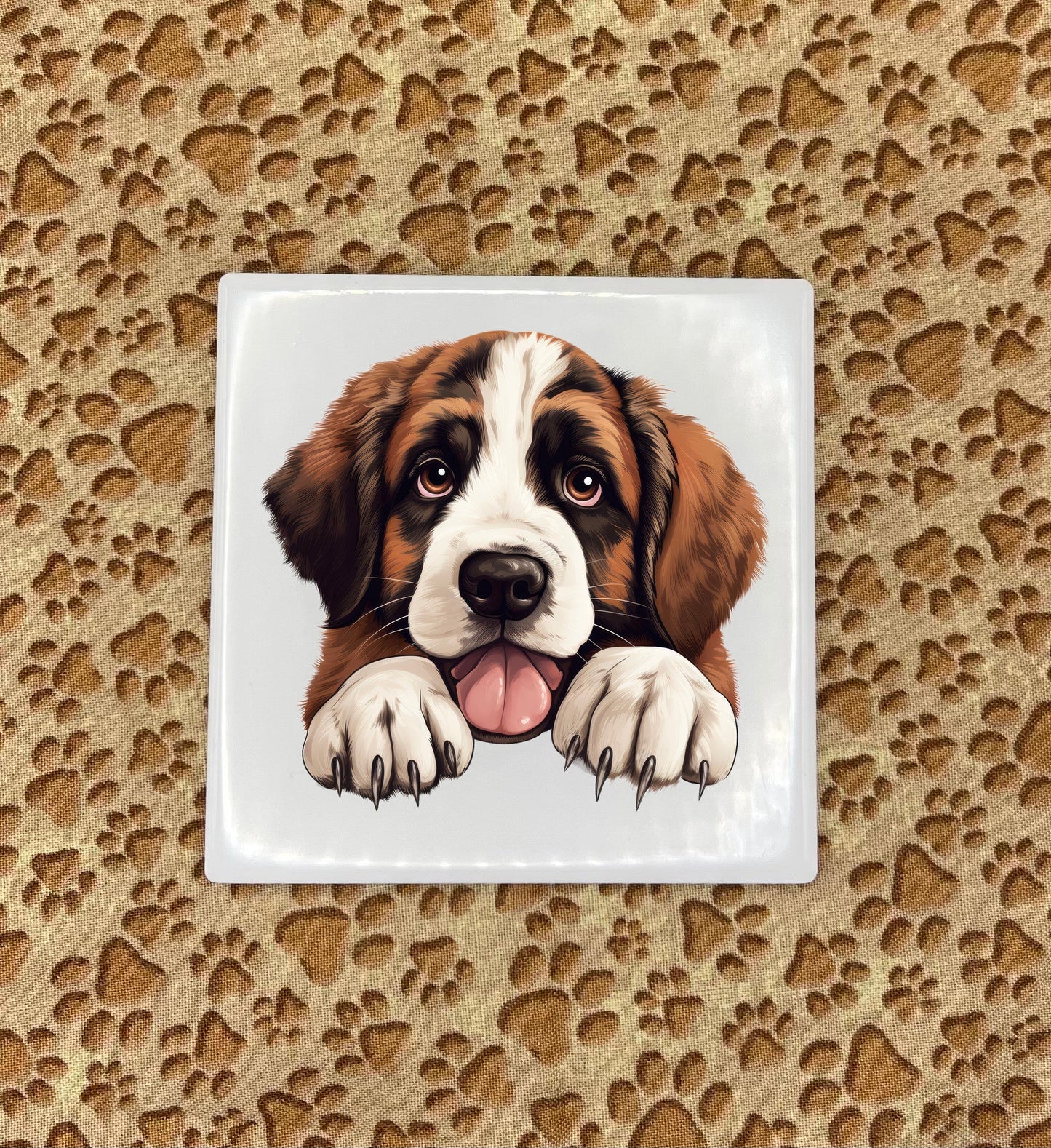 Personalized Dog Coasters - Medium / Large Breed