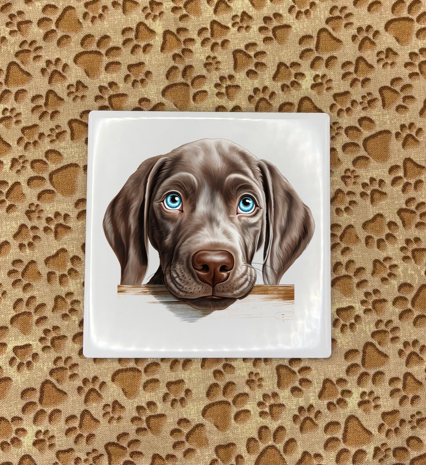 Printed Dog Car Coasters - Medium / Large Breed