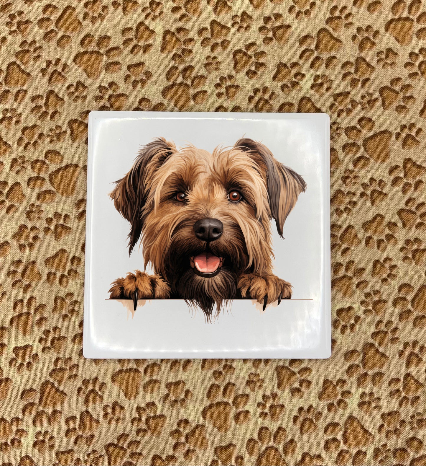 Printed Dog Car Coasters - Medium / Large Breed