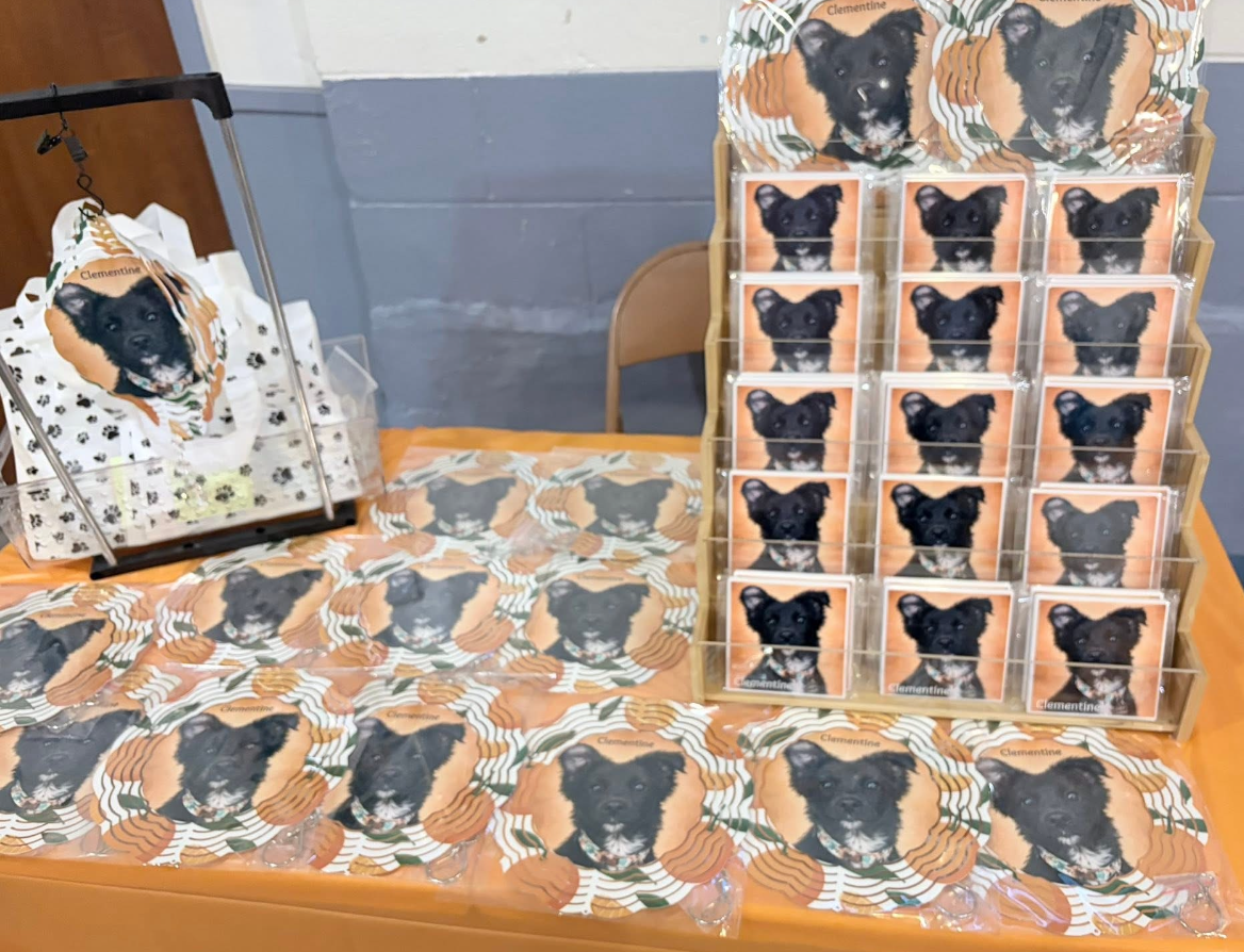 Delco Dawgs Clementine Fundraiser - Printed Wind Spinner