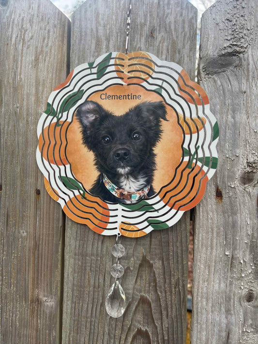Delco Dawgs Clementine Fundraiser - Printed Wind Spinner