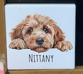 Personalized Dog Coasters - Medium / Large Breed