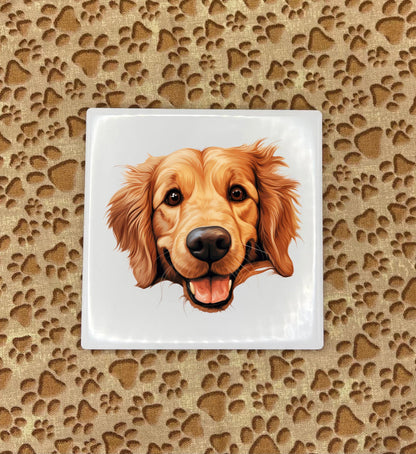 Personalized Dog Coasters - Medium / Large Breed
