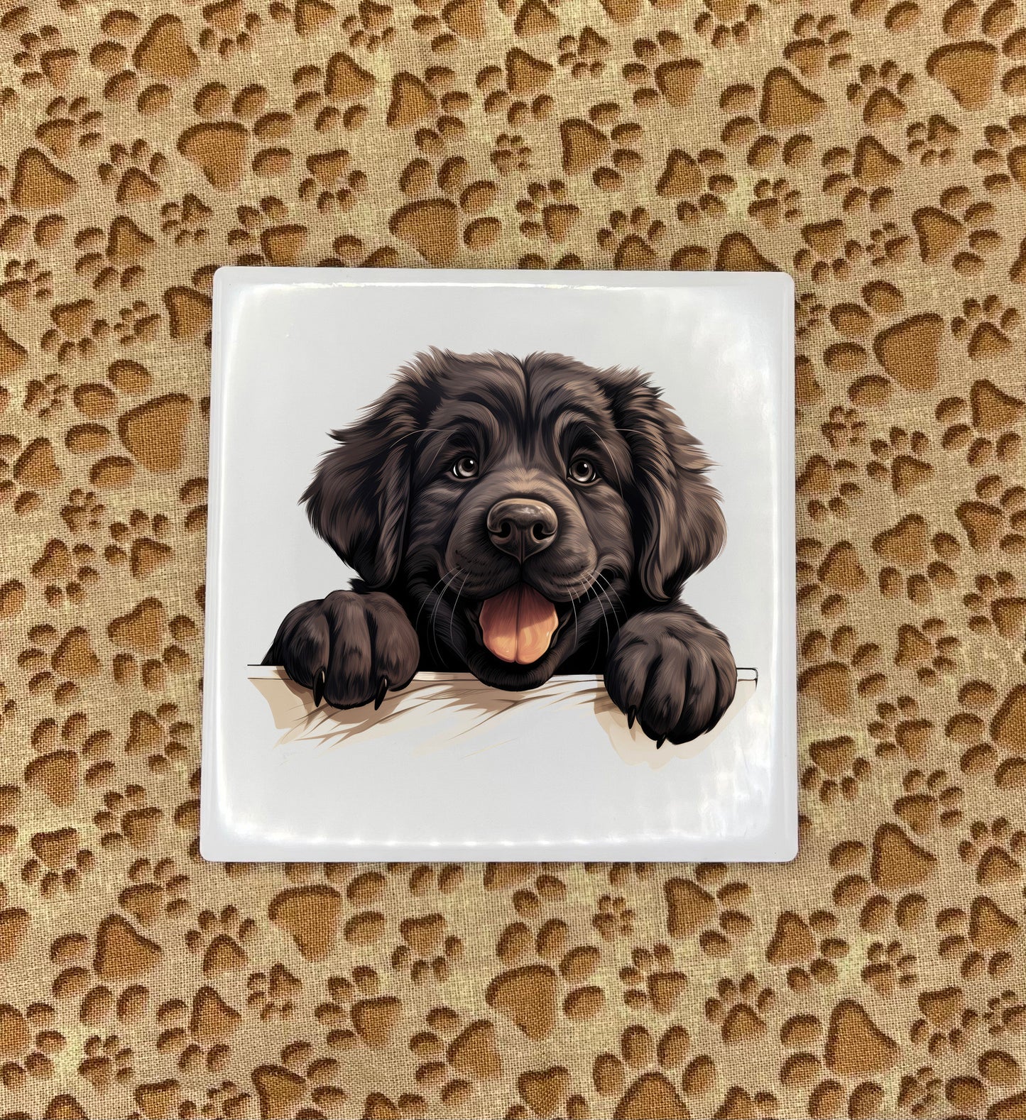 Printed Dog Car Coasters - Medium / Large Breed
