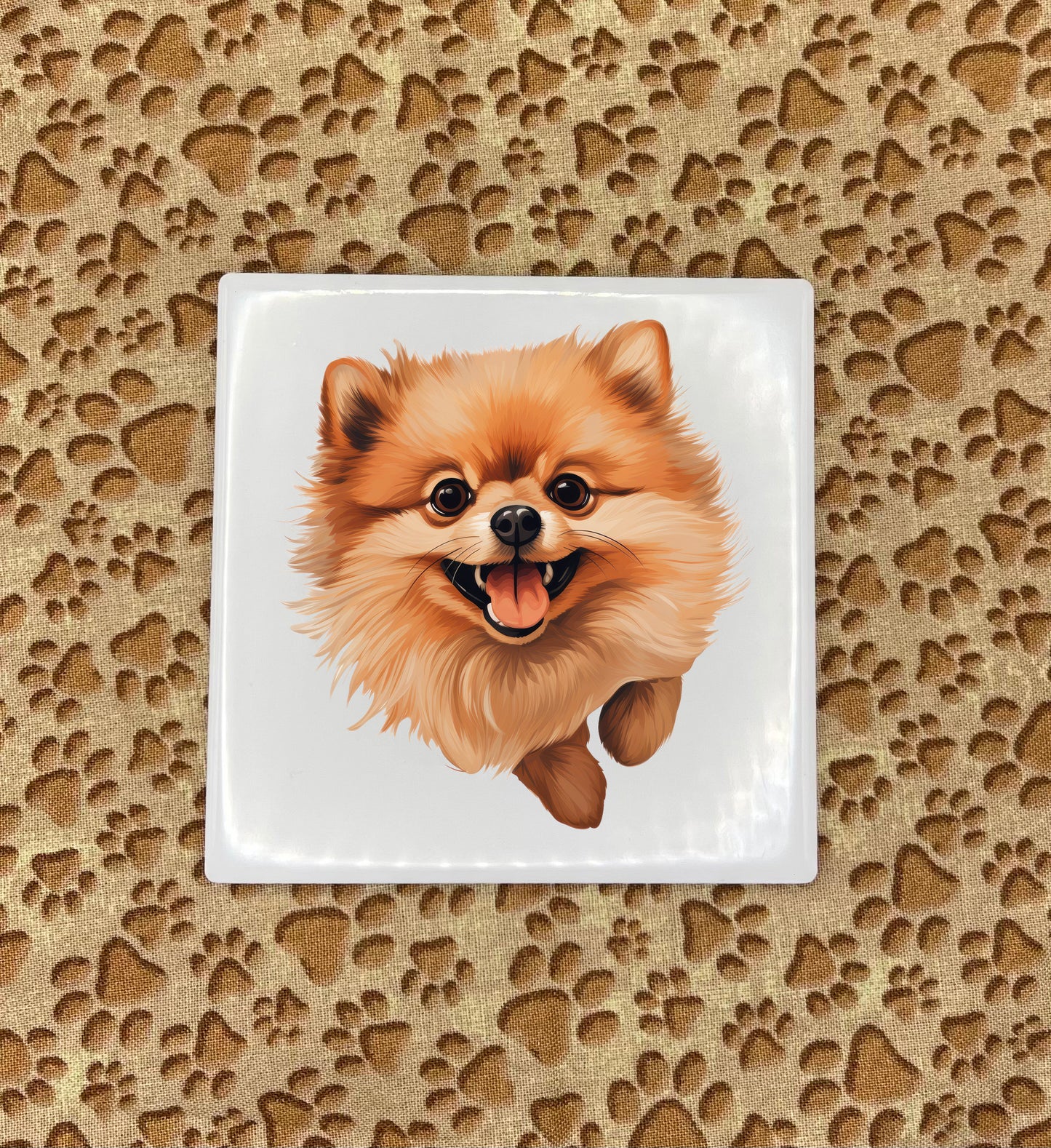 Printed Dog Car Coasters - Medium / Large Breed