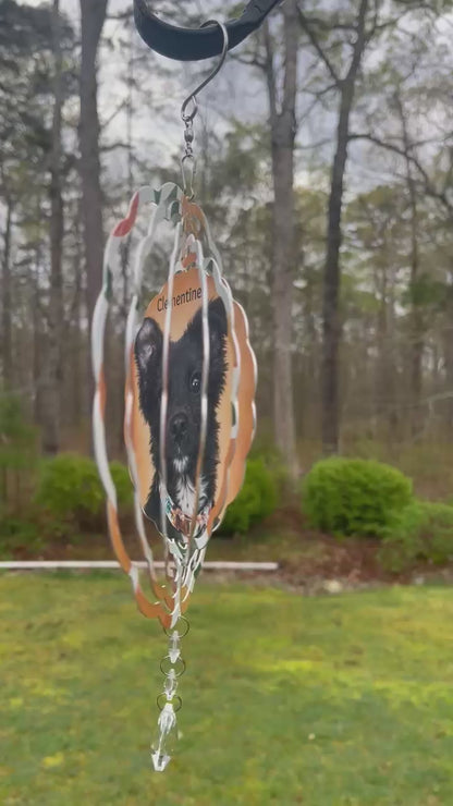 Delco Dawgs Clementine Fundraiser - Printed Wind Spinner